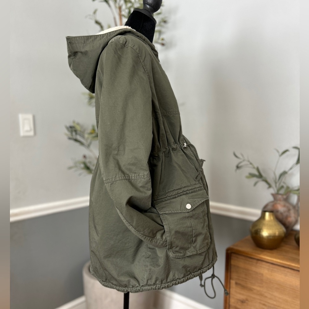 H&M Mama Sherpa-Lined Parka - Picture 6 of 9